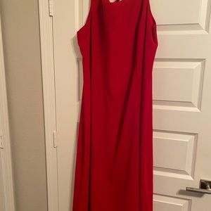 2 piece Red dress with Jacket